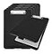 FVIEXE 6PCS Black Clipboard with Storage 85x11 Plastic Clip Boards with Storage Nursing Clipboard Case with Pen Holder Low Profile Clip Clipboards Binder Folder for Teachers Work School Office