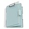 Hongri Clipboard with Storage Green 85 x 11 Folder Nursing Side Opening Heavy Duty with Dual Compartment Smooth Writing for Teachers Classroom Size 133 x 94 x 15 in Office School Supplies