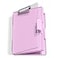 Hongri Clipboard with Storage PalePink 85 x 11 Folder Nursing Side Opening Heavy Duty with Dual Compartment Smooth Writing for Teacher Size 133 x 94 x 15 in Office School Supplies