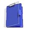 Hongri Clipboard with Storage Blue 85 x 11 Folder Nursing Side Opening Heavy Duty with Dual Compartment Smooth Writing for Teachers Classroom Size 133 x 94 x 15 in Office School Supplies