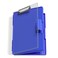 Hongri Clipboard with Storage Blue 85 x 11 Folder Nursing Side Opening Heavy Duty with Dual Compartment Smooth Writing for Teachers Classroom Size 133 x 94 x 15 in Office School Supplies