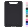 Hongri Clipboard with Storage 85 x 11 Nursing Clip Board Foldable Storage for Nurses Lawyers Students Classroom Office School Size 134 x 94 X 09 in Black