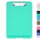 Hongri Clipboard with Storage 85 x 11 Nursing Clip Board Foldable Storage for Nurses Lawyers Students Classroom Office School Size 134 x 94 X 09 in Teal