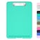 Hongri Clipboard with Storage 85 x 11 Nursing Clip Board Foldable Storage for Nurses Lawyers Students Classroom Office School Size 134 x 94 X 09 in Teal