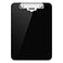 Hongri Plastic Clipboard with Pen Holder Black 85x11 Letter Size Clip Board for Classroom Office Students Nurses and Women Low Profile Clip Size 125 x 9 in