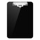 Hongri Plastic Clipboard with Pen Holder Black 85x11 Letter Size Clip Board for Classroom Office Students Nurses and Women Low Profile Clip Size 125 x 9 in