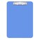 Hongri Plastic Clipboard with Pen Holder Blue 85x11 Letter Size Clip Board for Classroom Office Students Nurses and Women Low Profile Clip Size 125 x 9 in
