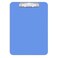 Hongri Plastic Clipboard with Pen Holder Blue 85x11 Letter Size Clip Board for Classroom Office Students Nurses and Women Low Profile Clip Size 125 x 9 in