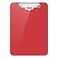 Hongri Plastic Clipboard with Pen Holder Red 85x11 Letter Size Clip Board for Classroom Office Students Nurses and Women Low Profile Clip Size 125 x 9 in