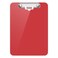 Hongri Plastic Clipboard with Pen Holder Red 85x11 Letter Size Clip Board for Classroom Office Students Nurses and Women Low Profile Clip Size 125 x 9 in