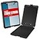 1InTheOffice Plastic Storage Clipboard Letter Size Plastic Clipboard with Low Profile Clip Storage Clipboard Black