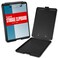 1InTheOffice Plastic Storage Clipboard Letter Size Plastic Clipboard with Low Profile Clip Storage Clipboard Black