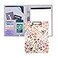 Ospelelf Padfolio for Women PU Leather Portfolio Cute Binder Foldable Recipe Clipboard Purple Phone Pocket
