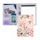 Ospelelf Padfolio for Women PU Leather Portfolio Cute Binder Foldable Recipe Clipboard Purple Phone Pocket