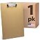 Officemate Recycled Legal Size Wood Clipboard Low Profile Clip Brown 83225