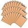 HappyHapi 6 x 9 Clipboards Bulk 32 Pack Small Clip Board A5 Letter Size Wooden Hardboard Kids Clipboard Pack for Classroom Party Home Brown