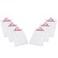 Acrimet White Clipboard Memo Size A5 9 116 x 6 516 Premium Metal Clip Hardboard Pink Color Clip 6 Pack