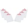 Acrimet White Clipboard Memo Size A5 9 116 x 6 516 Premium Metal Clip Hardboard Pink Color Clip 6 Pack
