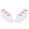 Acrimet White Clipboard Memo Size A5 9 116 x 6 516 Premium Metal Clip Hardboard Pink Color Clip 6 Pack