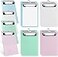 Pralb 12 PCS Mini ClipboardsPretty Cute Memo Size Pocket Clip BoardsPlastic Colorful 47x7 inchMini Colourful Transparent Mixed A6