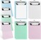 Pralb 12 PCS Mini ClipboardsPretty Cute Memo Size Pocket Clip BoardsPlastic Colorful 47x7 inchMini Colourful Transparent Mixed A6