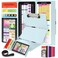 SC Printing World Nursing Clipboard Foldable with Medical Edition Cheat Sheets 3 Layers Aluminum Foldable Clipboard for Nursing Notepad for Students Nursing School Essentials Mint