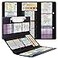 Dixver 2 Packs Foldable Nursing Clipboard Medical Edition Cheat Sheets Nurse Accessories for Work 3 Layers Plastic Black