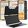Cooperwin Clipboards Nursing Clipboard Trifold Foldable 3 Layers Aluminum Nurse Clipboards with Nursing Edition Cheat Sheets Folding Pocket Size for Students Nurses and Doctors Black
