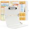 Cooperwin Clipboards Nursing Clipboard Trifold Foldable 3 Layers Aluminum Nurse Clipboards with Nursing Edition Cheat Sheets Folding Pocket Size for Students Nurses and Doctors Light G