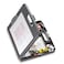Officemate Clipboard Box for Activities with Dry Erase Board LetterA4 Size Charcoal 83383