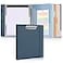 SKYDUE 3 Ring Binder with Clipboard 132 102 Faux Leather 1 Inch Binder Organizer with 5 Pocket Dividers Notepad Labels 2 Storage Pockets for Teachers Students Nurses Office Work