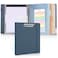SKYDUE 3 Ring Binder with Clipboard 132 102 Faux Leather 1 Inch Binder Organizer with 5 Pocket Dividers Notepad Labels 2 Storage Pockets for Teachers Students Nurses Office Work