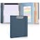 SKYDUE 3 Ring Binder with Clipboard 132 102 Faux Leather 1 Inch Binder Organizer with 5 Pocket Dividers Notepad Labels 2 Storage Pockets for Teachers Students Nurses Office Work