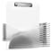 Kiggos 25 Pack Acrylic Clear Clipboards Bulk Plastic Clipboard with Low Profile Metal Clip 125 x 9 Inch Letter Size Classroom Set with Hanging Hook Holds 100 Sheets