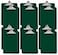 Better Office Products Green Plastic Clipboards 12 Pack Durable 125 x 9 Inch Standard Metal Clip Green Set of 12