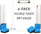 SCRIBBLEDO Dry Erase Clipboards Pack of 6 Durable DoubleSided 9x12 White Clipboard with 6 Dry Erase Erasers White Board Clipboard with Low Profile Clip for School Classroom and Home Use