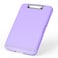 Rimilak Plastic Clipboard with Storage 85 x 11 High Capacity Folio Nursing Case with Pen Holder Size 142 x 96 x 12 Folder SideOpening for Classroom Teacher Student Smooth Writing Purple