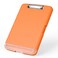 Rimilak Plastic Clipboard with Storage 85 x 11 High Capacity Folio Nursing Case with Pen Holder Size 142 x 96 x 12 Folder SideOpening for Classroom Teacher Student Smooth Writing Orange