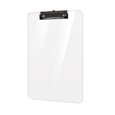 Macroclo Plastic Clipboards A4 Acrylic Clear Board 85x11 for Classroom Students Transparent Letter Size 9 x 125 with Low Profile Clip Office School Supply