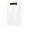 Macroclo Plastic Clipboards A4 Acrylic Clear Board 85x11 for Classroom Students Transparent Letter Size 9 x 125 with Low Profile Clip Office School Supply
