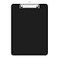 Macroclo Plastic Clipboards A4 Black Clip Board 85x11 for Classroom Students Kid Woman Size 9 x 125 with Low Profile Clip Office School Supply