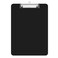Macroclo Plastic Clipboards A4 Black Clip Board 85x11 for Classroom Students Kid Woman Size 9 x 125 with Low Profile Clip Office School Supply