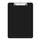Macroclo Plastic Clipboards A4 Black Clip Board 85x11 for Classroom Students Kid Woman Size 9 x 125 with Low Profile Clip Office School Supply