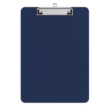 Macroclo Plastic Clipboards A4 Blue Clip Board 85x11 for Classroom Students Kid Woman Size 9 x 125 with Low Profile Clip Office School Supply