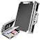 Pechor Clipboard with Storage Combination Lock Briefcase Clipboards Heavy Duty Box Metal Aluminum with Handle Storage Clipboard Maximum Security External Builtin Clip Boards Upgrade