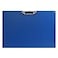 Acocony 11x17 Clipboard Landscape with Ruler Extra Large Clipboard Low Profile Clip 11 x 17 Clipping Board Plastic Blue Pack of 1