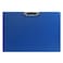 Acocony 11x17 Clipboard Landscape with Ruler Extra Large Clipboard Low Profile Clip 11 x 17 Clipping Board Plastic Blue Pack of 1