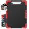 Sooez Toughest Clipboard with Storage Internal Pen Pouch Included Letter A4 Size Shockproof Heavy Duty Plastic Clip Boards 85x11 High Capacity Clipboards Box Case for Contractor Trucker Driver