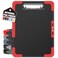Sooez Toughest Clipboard with Storage Internal Pen Pouch Included Letter A4 Size Shockproof Heavy Duty Plastic Clip Boards 85x11 High Capacity Clipboards Box Case for Contractor Trucker Driver
