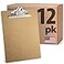 Officemate Recycled Wood Clipboards Letter Size 12Pack with 6 RustResistant Clips Durable Hardboard Writing Surface Made in USA 9 x 125 83712